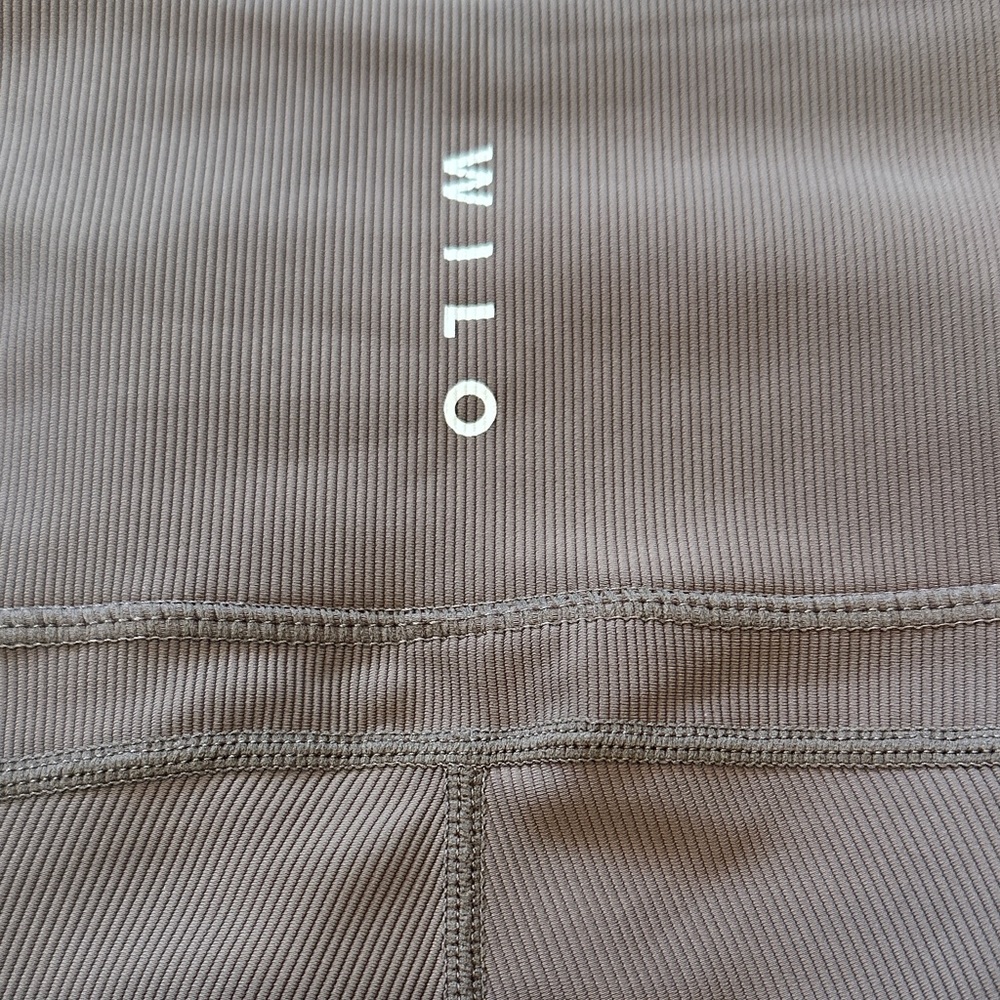 WILO Ribbed Active Leggings in Taupe